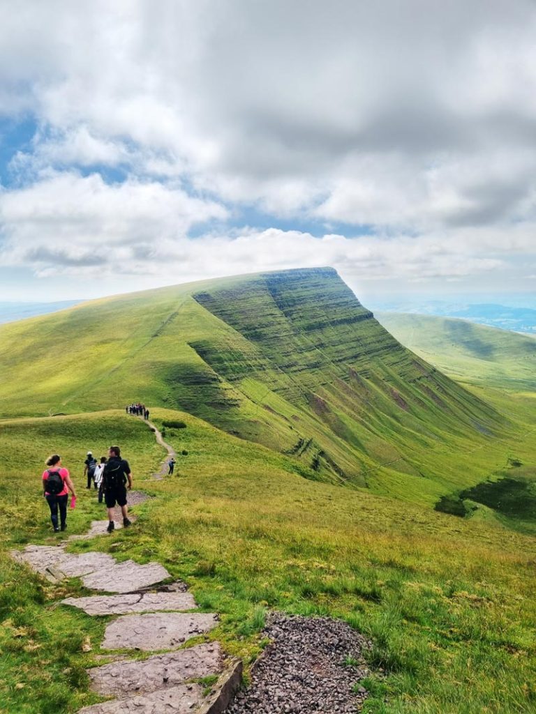 Hiking in the brecon beacons