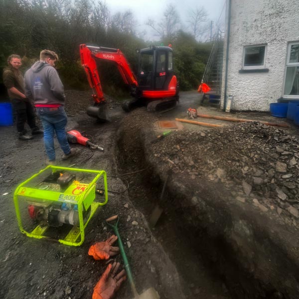 borehole trenches