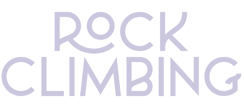 Rock climbing logo for activity